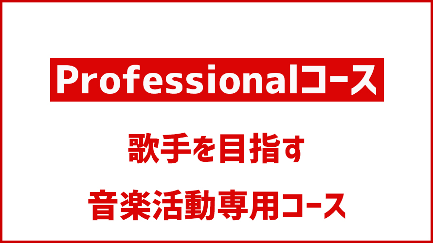 Professionalコースについて